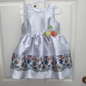 by Pippa & Julie, 24m, Beautiful Dress w/ Country French Scene, Very Well Made